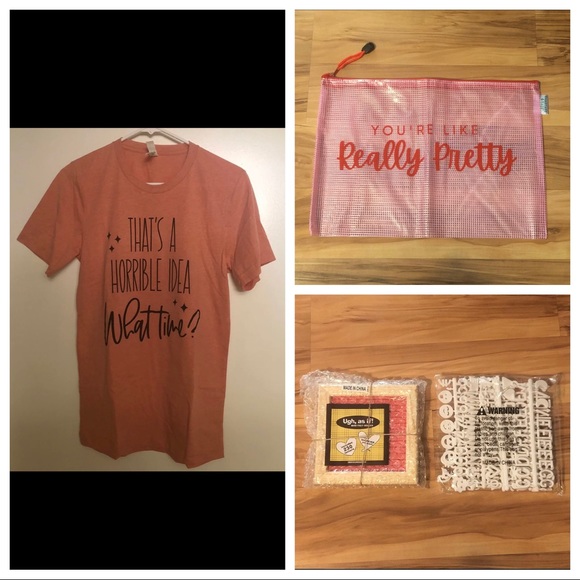 Other - NWOT’s T-Shirt, Pool Bag, Felt Board & Tote Bundle